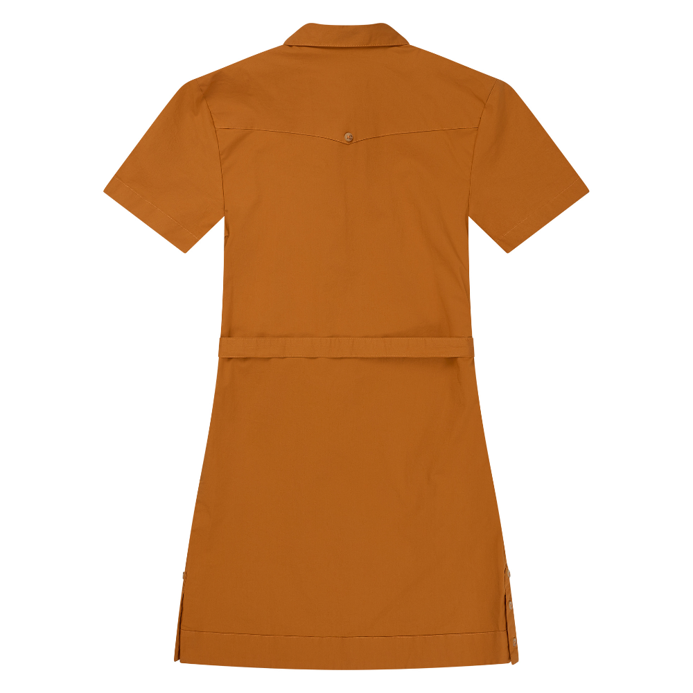 Texas Standard - Tejas Guayabera Dress - Burnt Orange