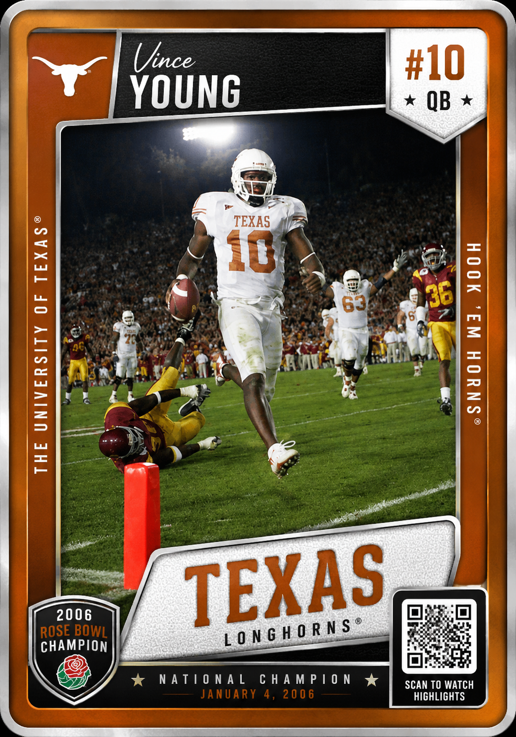 Vince Young Digital Card