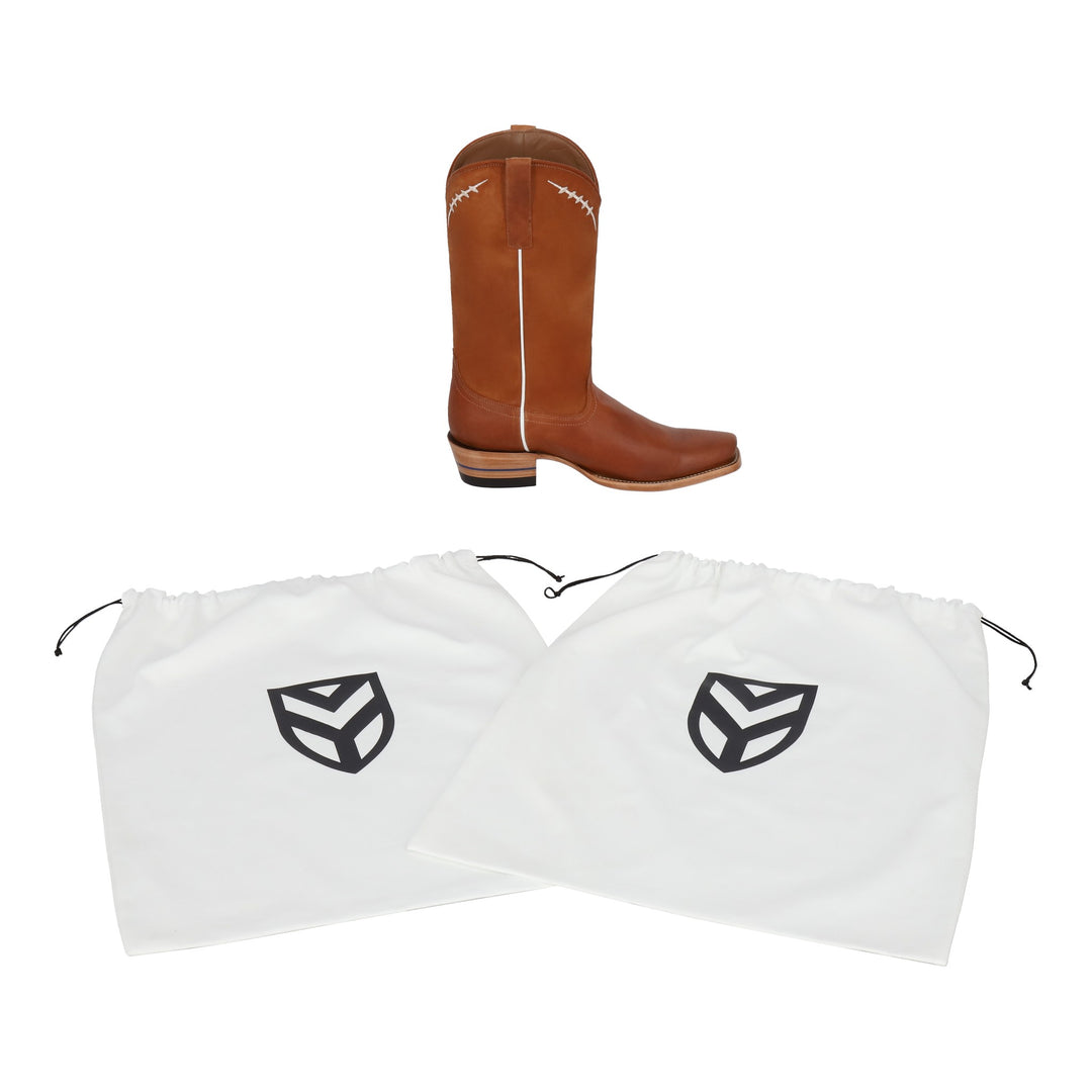 The VY — Alvies x Vince Young limited-edition numbered presentation box, Pigskin Brown colorway, view 5