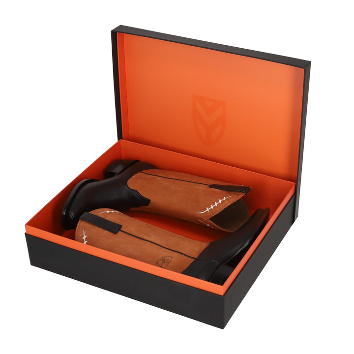 The VY — Alvies x Vince Young limited-edition numbered presentation box, Blackout Black colorway, view 2