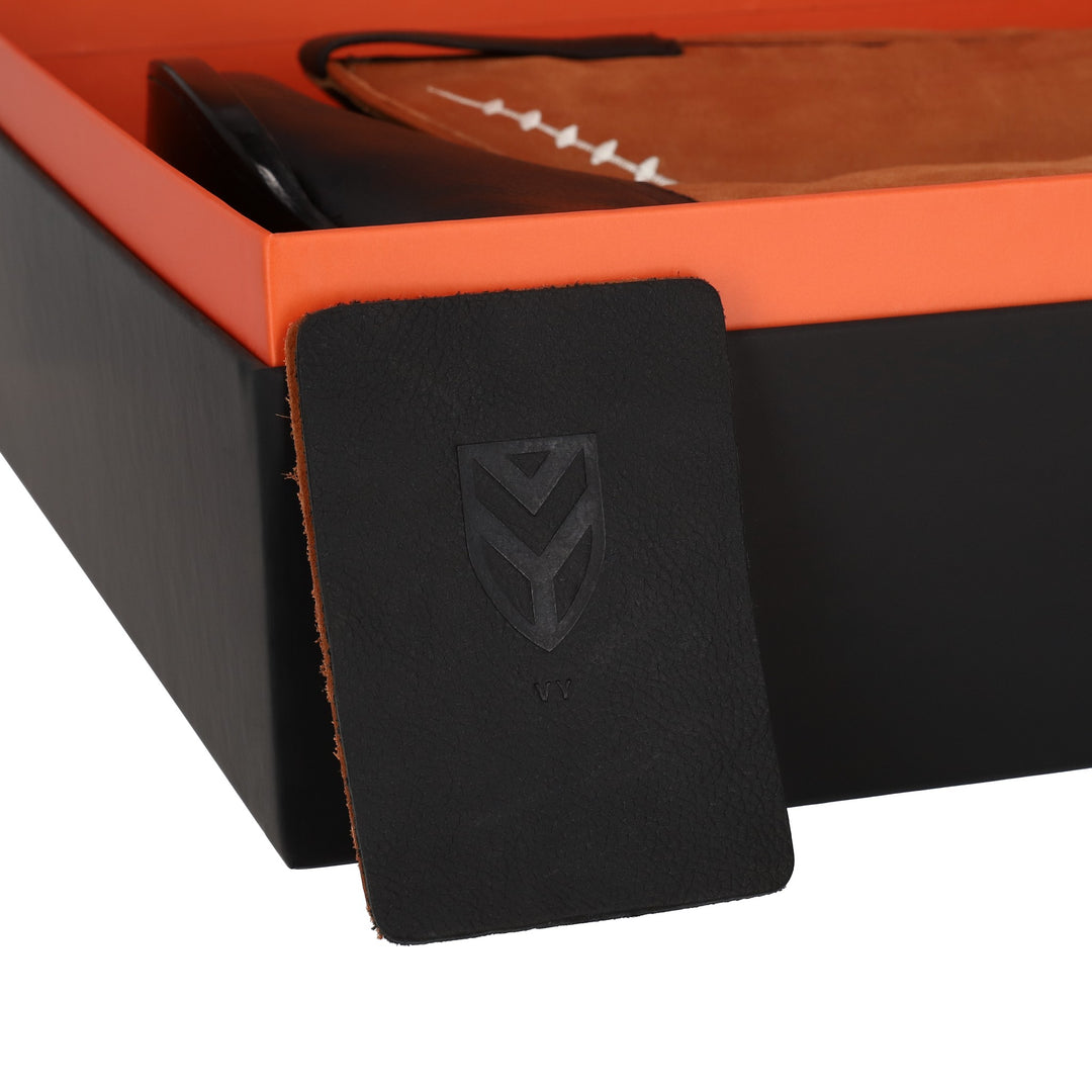 The VY — Alvies x Vince Young limited-edition numbered presentation box, Blackout Black colorway, view 3