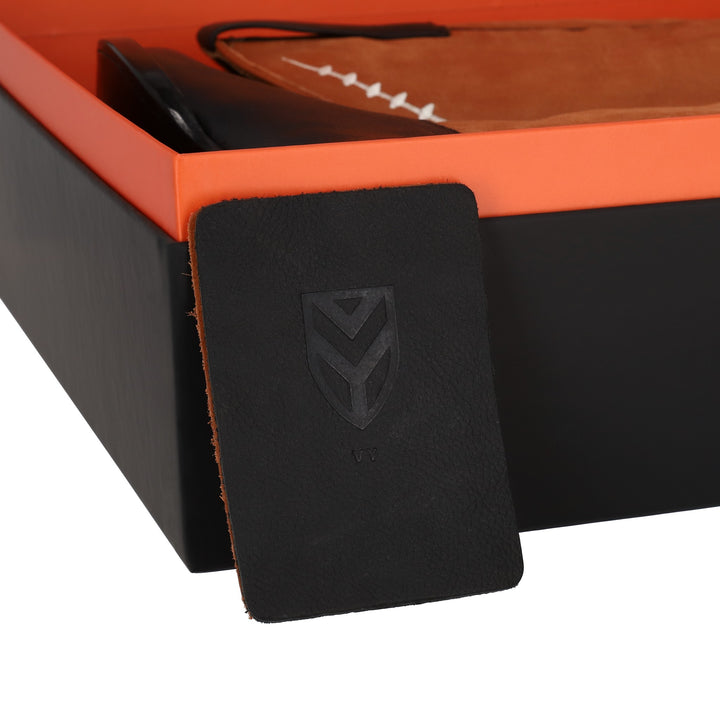 The VY — Alvies x Vince Young limited-edition numbered presentation box, Blackout Black colorway, view 3