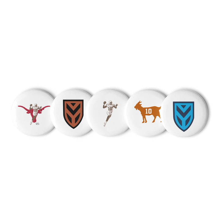 The GOAT Collection — Pin Button Set